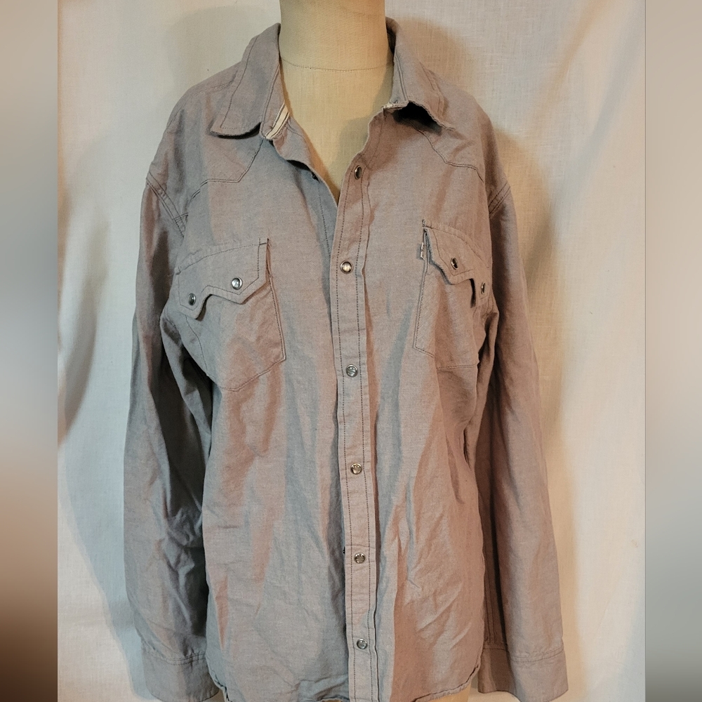 Levi's Snap Button Down Front Shirt - image 1